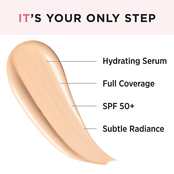 IT COSMETICS CC+ Illumination Full Coverage Cream Light + Heavenly Skin Brush!